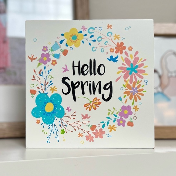 Colorful 'Hello Spring' Floral Decor - Picture 2 of 4